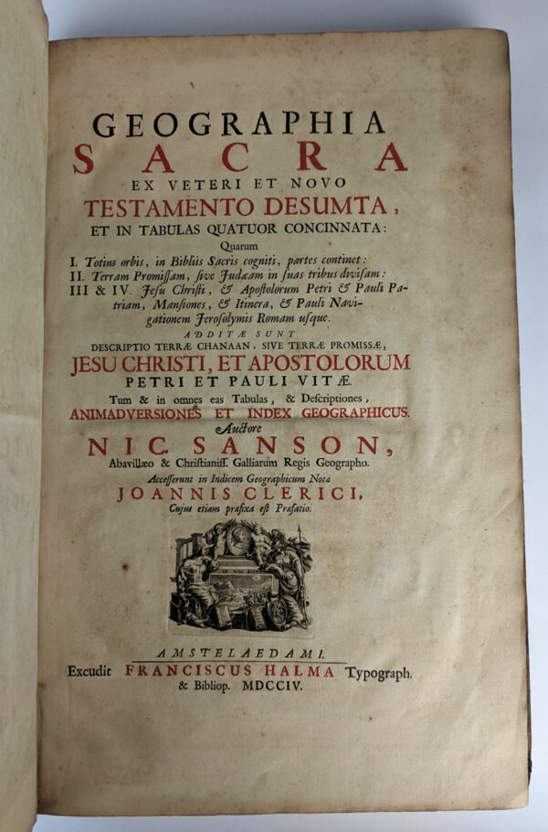 Geographia Sacra ex Veteri et Novo Testamento desumta, - Image 4