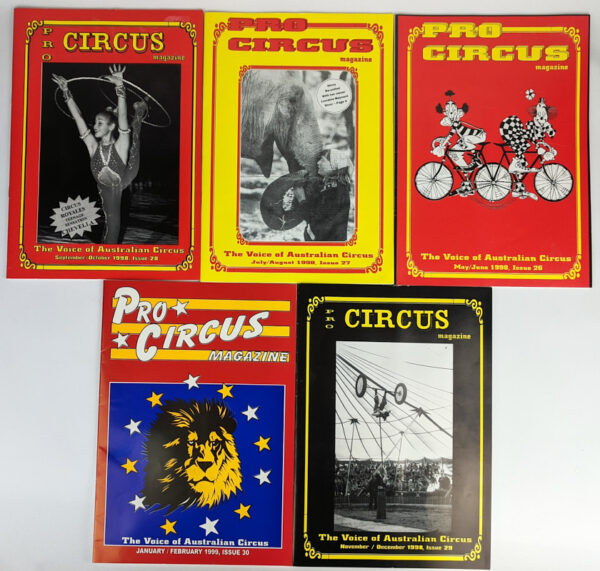 Pro-Circus: The Voice of Australian Circus (29 Volumes) + Australian Circus News (1 Volume) - Image 6