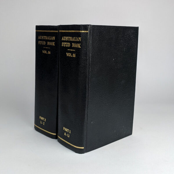 The Australian Stud Book (Volume 36, Parts 1 & 2)