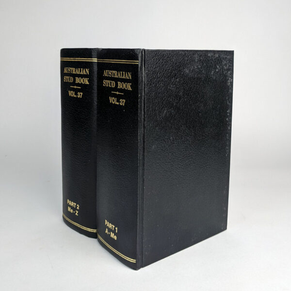 The Australian Stud Book (Volume 37, Parts 1 & 2)