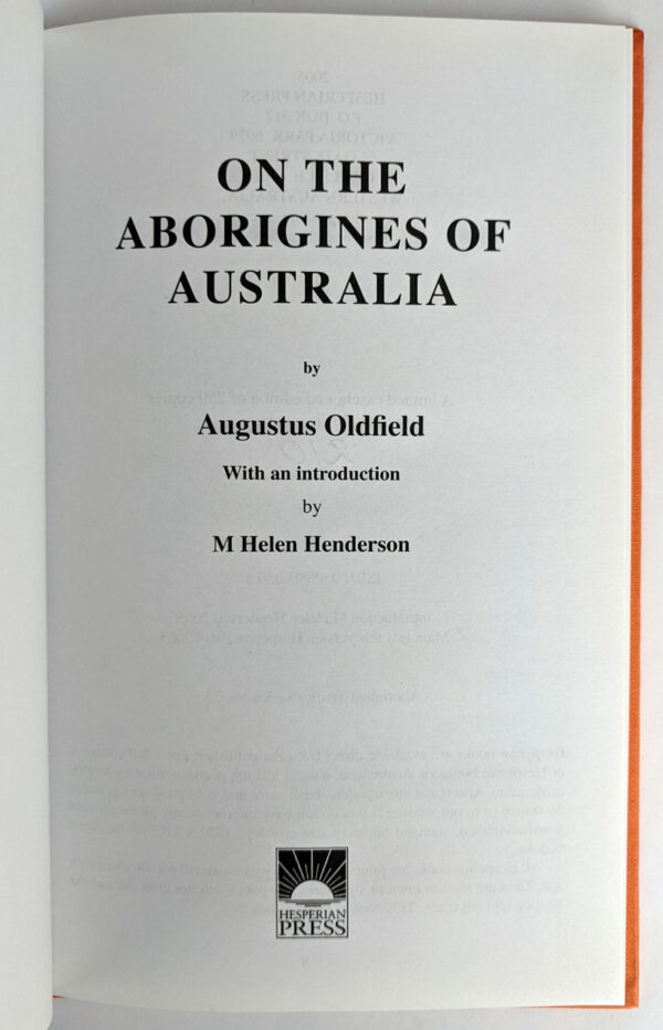On the Aborigines of Australia - Image 2