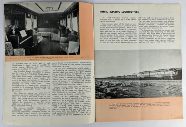 Trans-Australian Railway: Across Australia in Fast Air-Conditioned Diesel-Electric Trains - Image 3