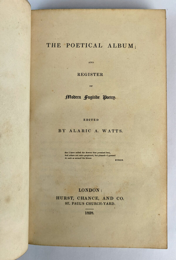 The Poetical Album; and Register of Modern Fugitive Poetry - Image 5