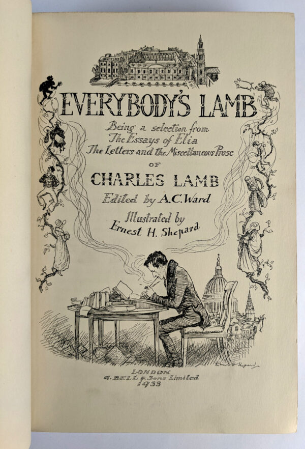 Everybody's Lamb: Being a selection from The Essays of Elia, The Letters and the Miscellaneous Prose of Charles Lamb - Image 2