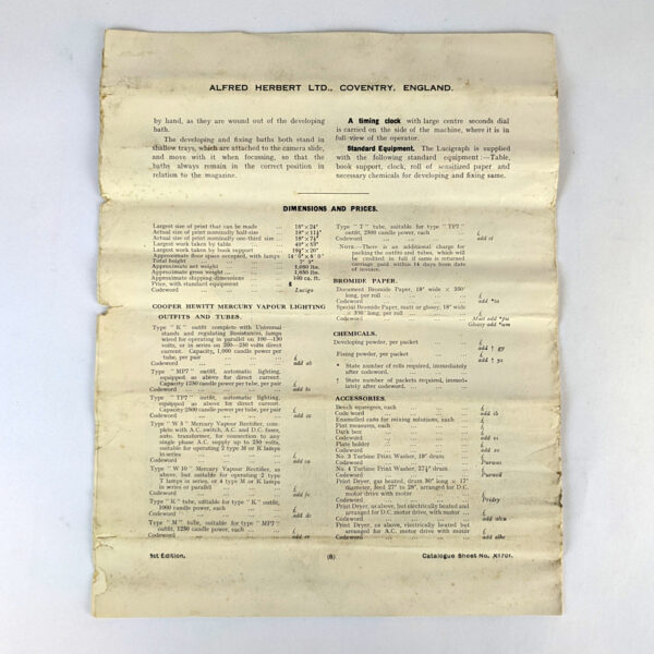 The Lucigraph Photo Copying Machine - Image 5