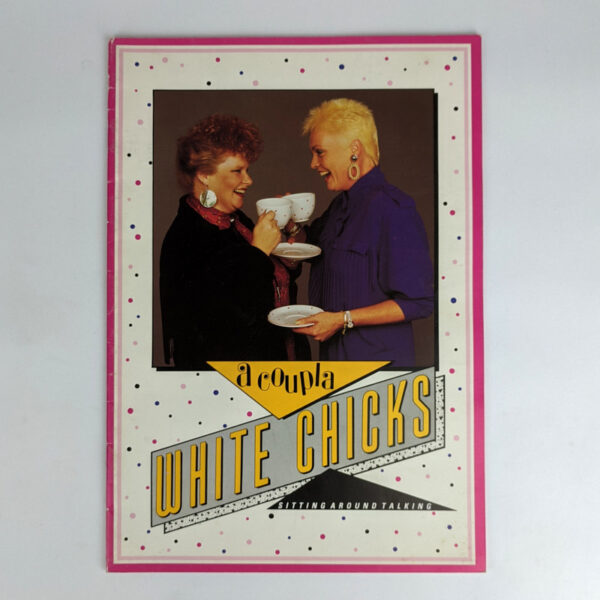 Rowena Wallace and Colette Mann in A Coupla White Chicks Sitting Around Talking