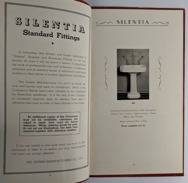 A Catalogue of Silentia Hospital and Sanitary Fittings - Image 3