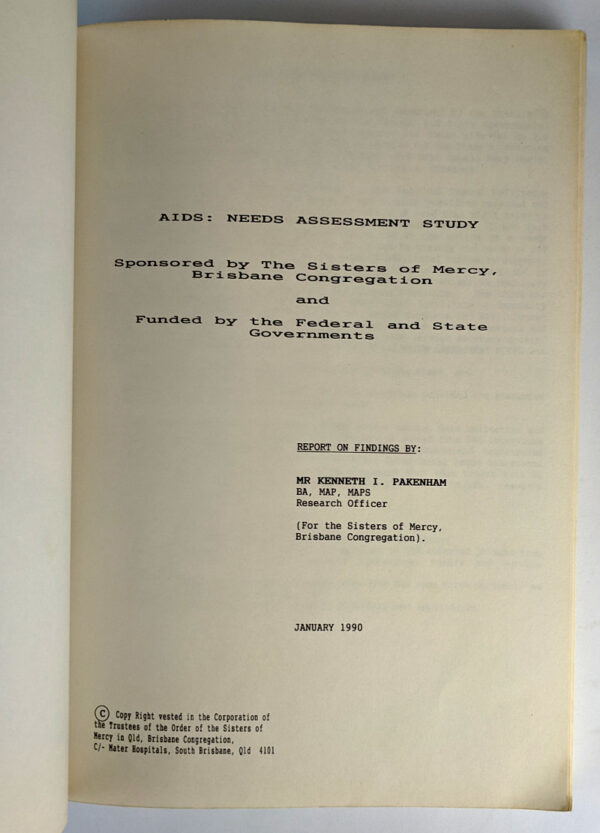 AIDS: Needs Assessment Study - Image 2