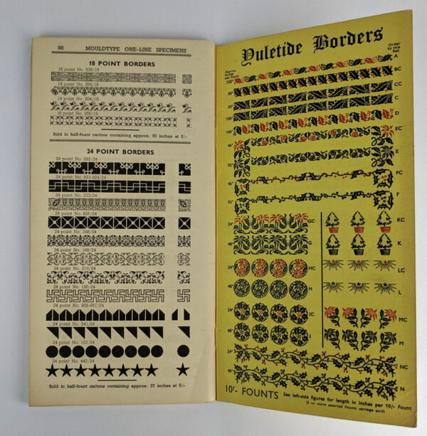 Mouldtype One-Line Specimens (Catalogue D) - Image 6
