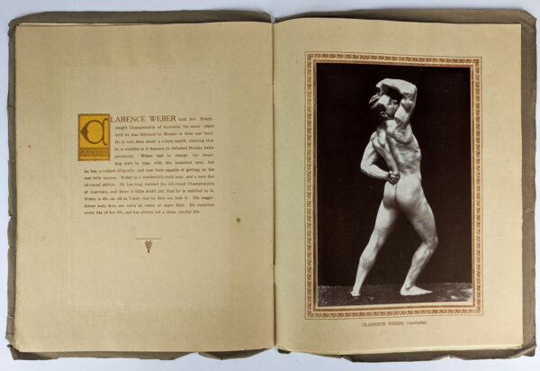 Championship Wrestling Souvenir of wrestlers who will wrestle for the world's light heavy weight championship at the stadium: season 1927 - Image 6