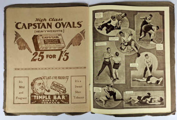 Championship Wrestling Souvenir of wrestlers who will wrestle for the world's light heavy weight championship at the stadium: season 1927 - Image 7