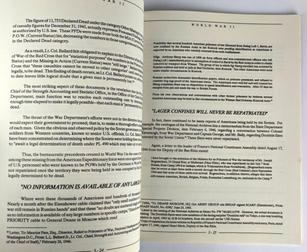 An Examination of U. S. Policy Toward POW/MIAs - Image 2