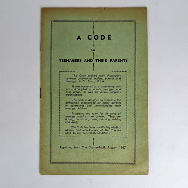 A Code for Teenagers and their Parents
