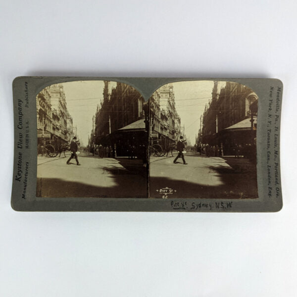 Stereoview of Pitt St., Sydney