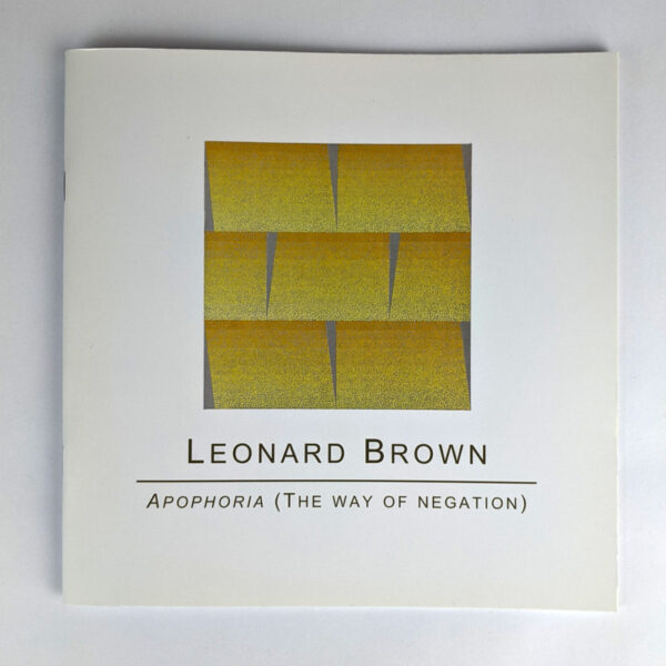 Apophoria (The Way of Negation)