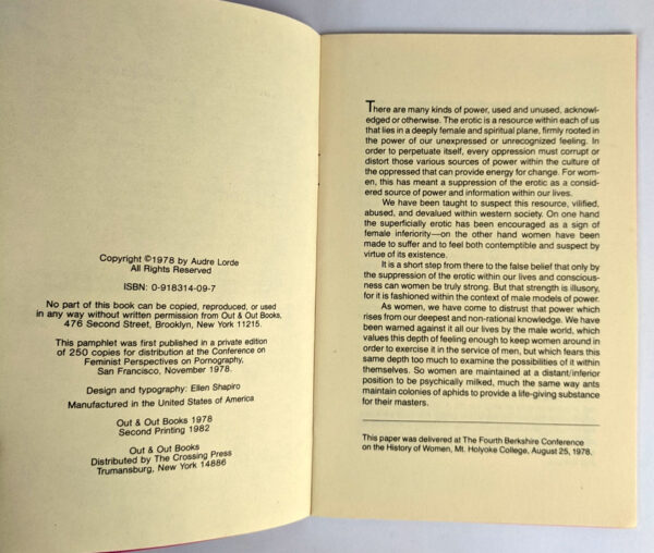 Uses of the Erotic: The Erotic as Power - Image 3