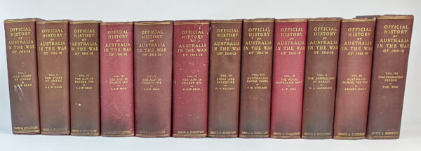 The Official History of Australia in the War of 1914-1918 (12 Volumes)