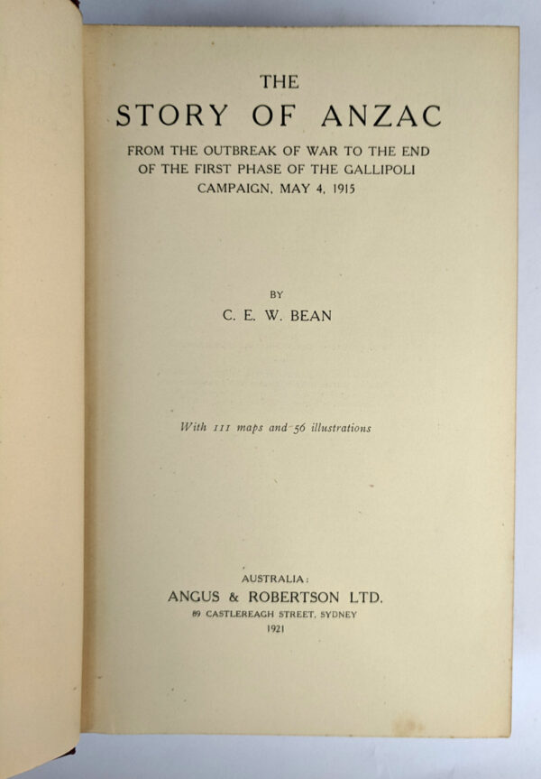 The Official History of Australia in the War of 1914-1918 (12 Volumes) - Image 6