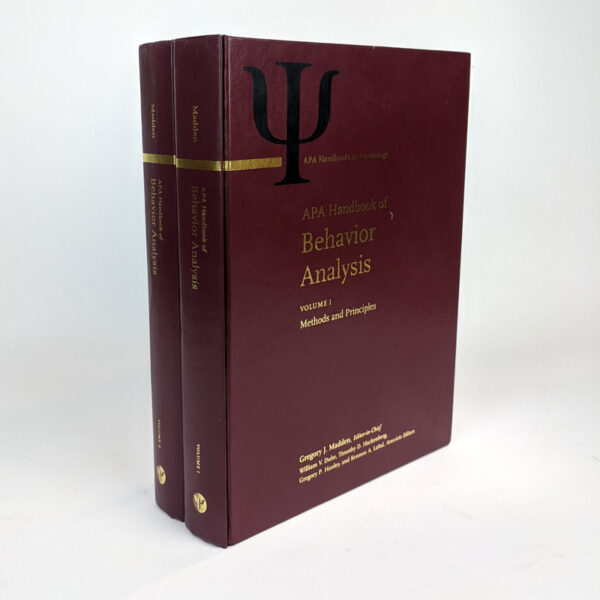 APA Handbook of Behavior Analysis (2 Volumes)