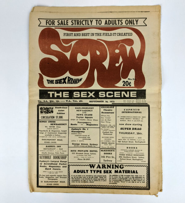 Screw: The Sex Review (Australia) No. 54