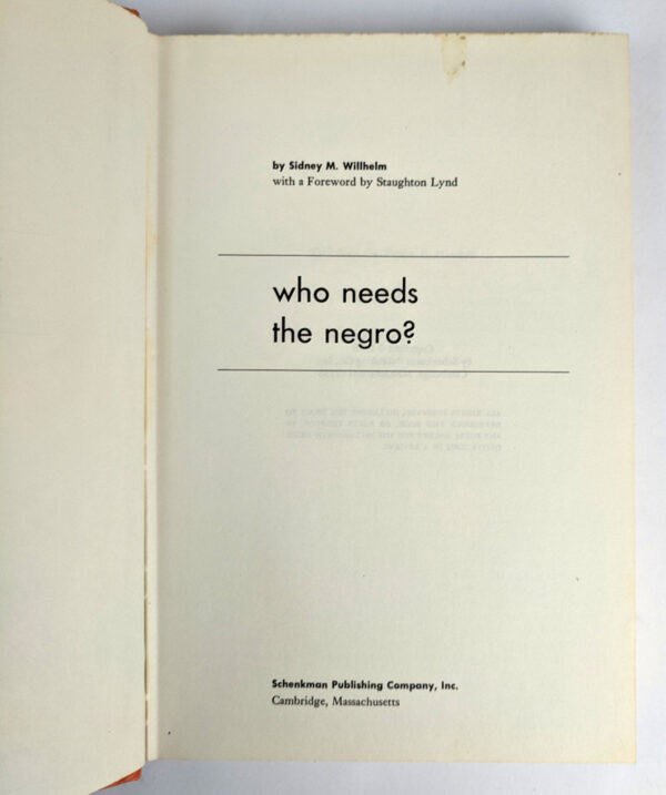 Who Needs the Negro? - Image 3