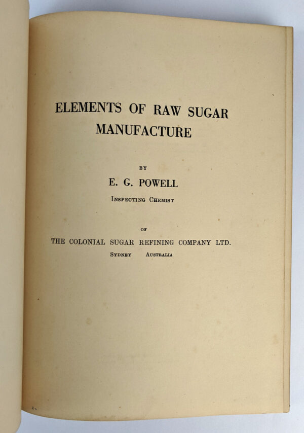 Elements of Raw Sugar Manufacture - Image 2