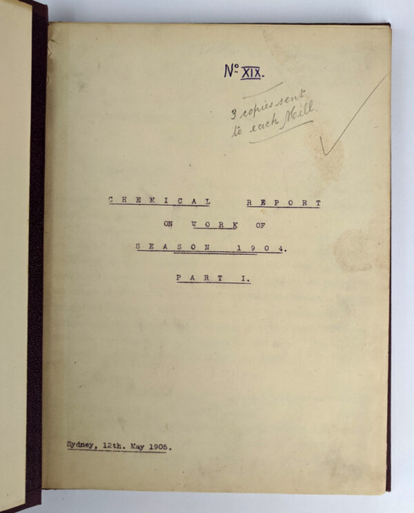 Chemical Report on Work of Season 1904 - Image 2