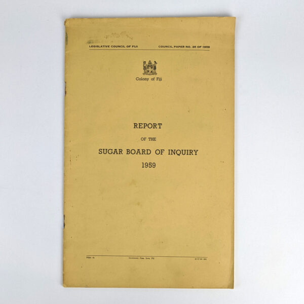 Report of the Sugar Board of Inquiry, 1959