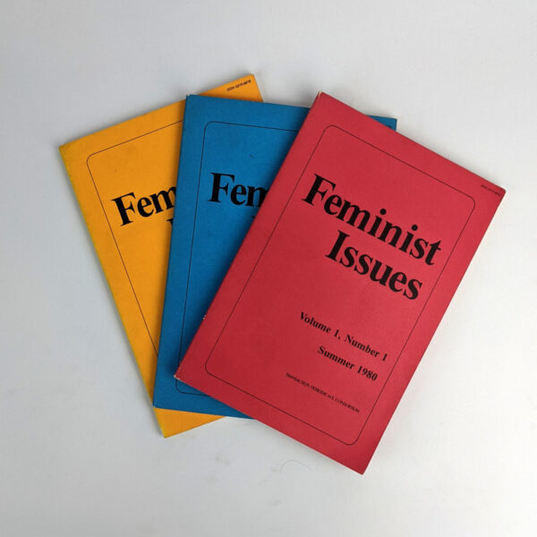 Feminist Issues Volume 1, Numbers 1, 2, 3 (3 Volumes)