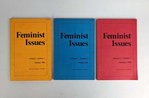 Feminist Issues Volume 1, Numbers 1, 2, 3 (3 Volumes) - Image 2