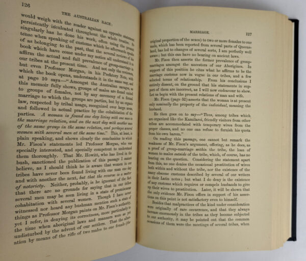 The Australian Race: Its Origin, Languages, Customs, Place of Landing in Australia, and the Routes by Which it Spread Itself Over That Continent (4 Volumes) - Image 4
