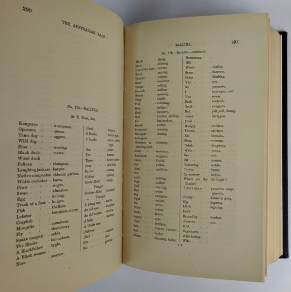 The Australian Race: Its Origin, Languages, Customs, Place of Landing in Australia, and the Routes by Which it Spread Itself Over That Continent (4 Volumes) - Image 6