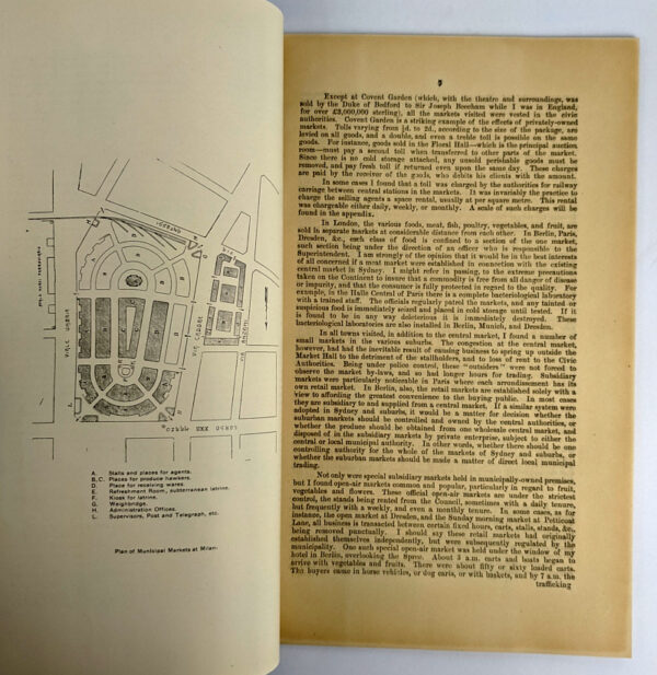 Report upon the Distribution of Foodstuffs by Municipal Markets and Otherwise, and upon the Standards and Cost of Living in Various Countries - Image 3