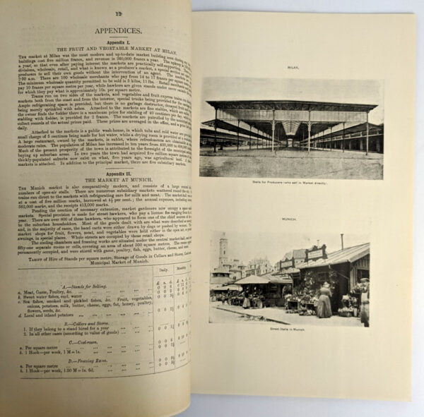 Report upon the Distribution of Foodstuffs by Municipal Markets and Otherwise, and upon the Standards and Cost of Living in Various Countries - Image 4