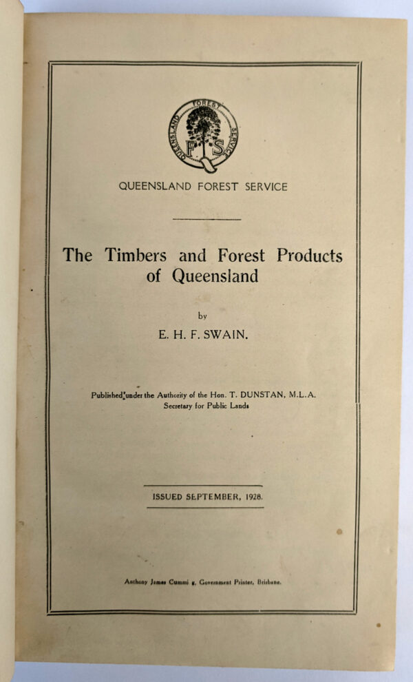 The Timbers and Forest Products of Queensland - Image 2