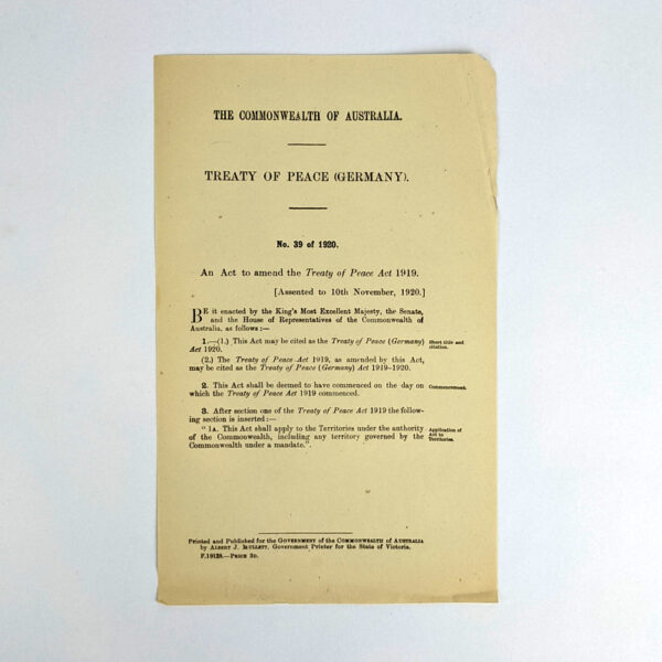 Treaty of Peace (Germany)