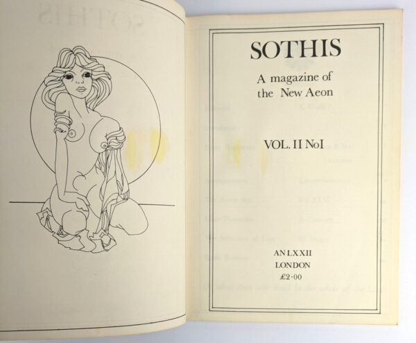 Sothis: A Magazine of the New Aeon Vol. II No. I - Image 2
