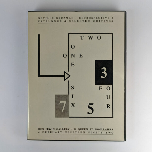 Neville Gruzman Retrospective 2: Catalogue & Selected Writings