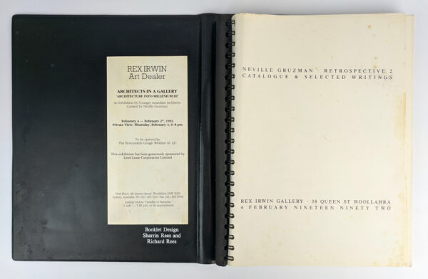 Neville Gruzman Retrospective 2: Catalogue & Selected Writings - Image 2