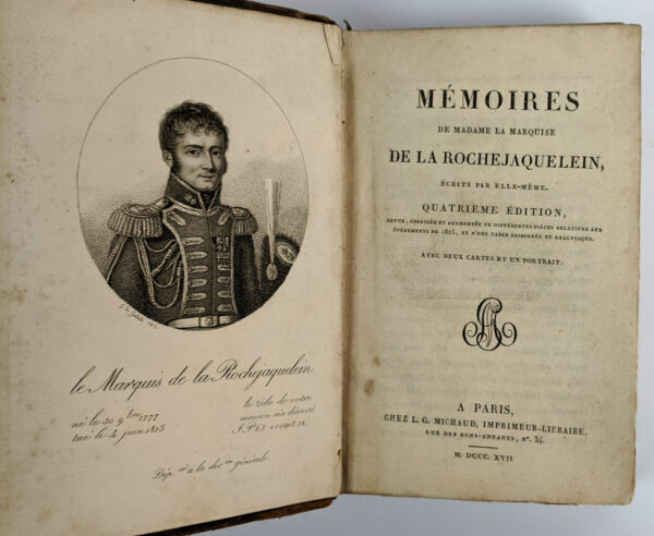 Memoires de Madame la Marquise de la Rochejaquelein, Ecrits par Elle-Meme - Image 3