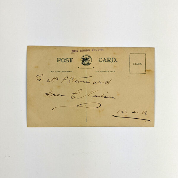 20th Century Strongman Signed Postcard - Image 2
