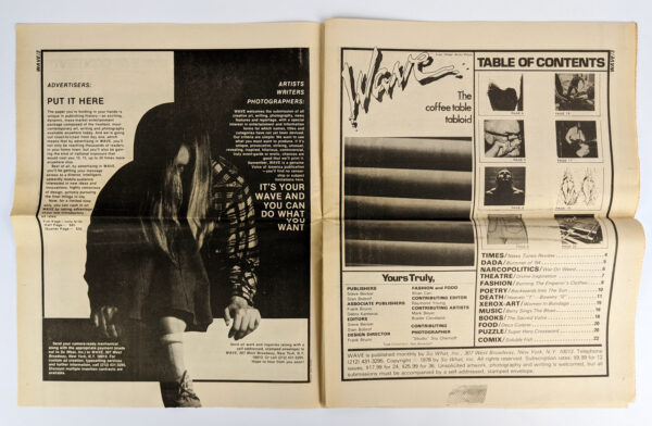 Wave: The Coffee Table Tabloid Volume 1 Number 1 - Image 2