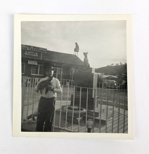 2 Snapshot Photographs at the Dog on the Tuckerbox Monument - Image 3
