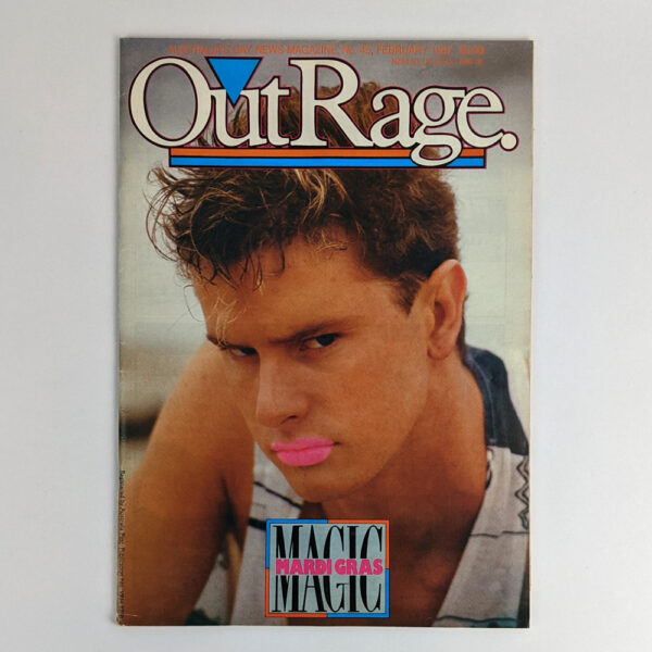 OutRage: Australia's Gay News Magazine No. 45, February 1987