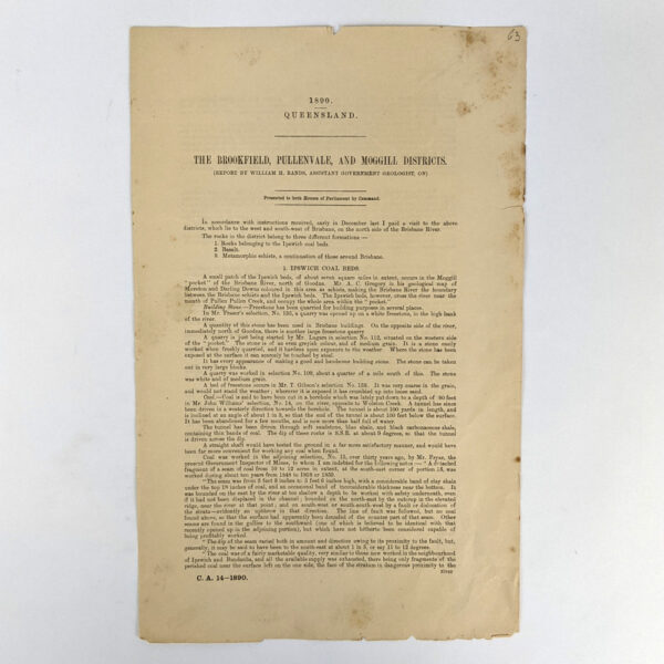 The Brookfield, Pullenvale, and Moggill Districts