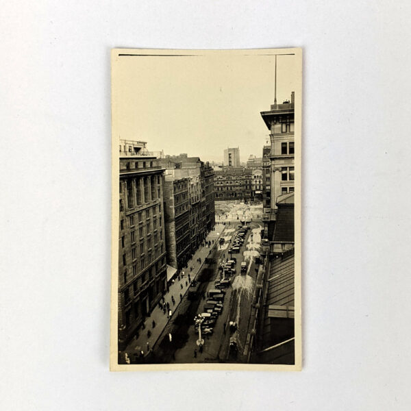 Snapshot Photograph of Martin Place from the G.P.O. Tower, Sydney