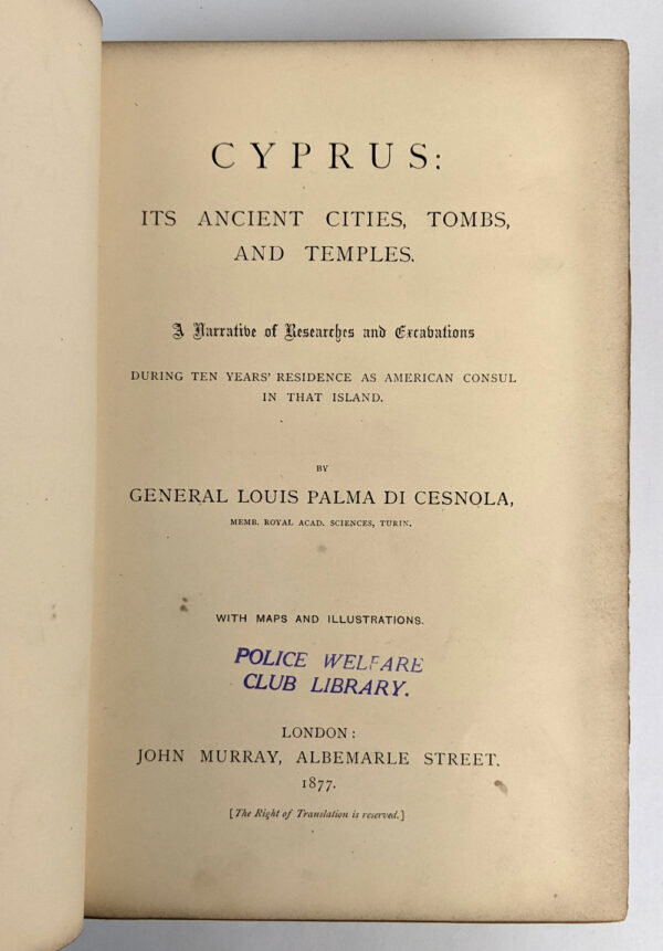 Cyprus: Its Ancient Cities, Tombs, and Temples - Image 2