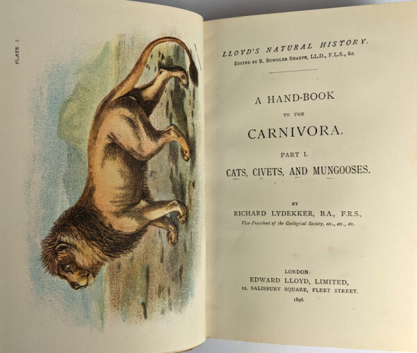 Lloyd's Natural History: Birds of Great Britain, British Mammalia, Carnivora, Game Birds, Lepidoptera, Marupialia and Monotremata (16 Volumes) - Image 5