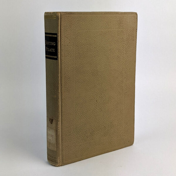 Jesting Pilate and Other Papers and Addresses