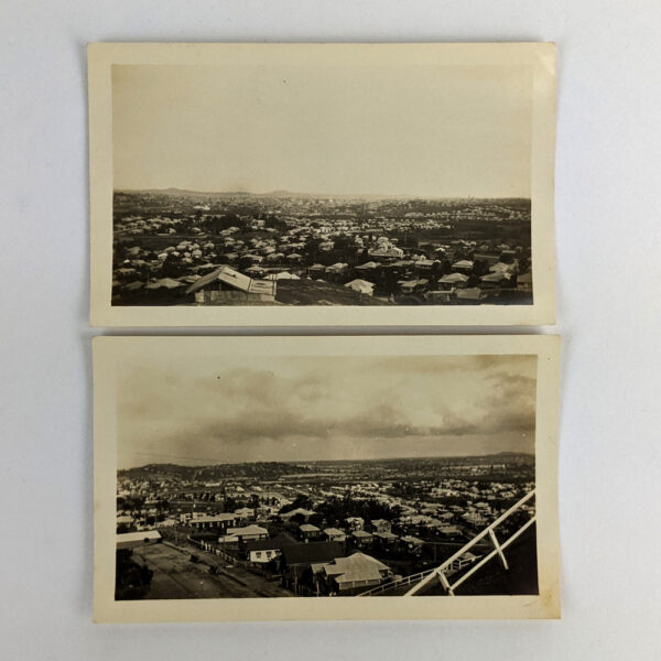2 Snapshot Photographs from Eildon Hill Reservoir During the 1931 Flood